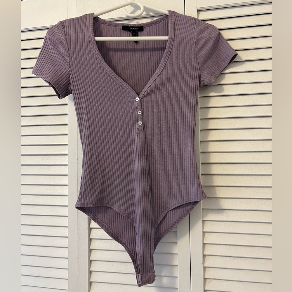 Forever 21 Small Lilac Bodysuit
